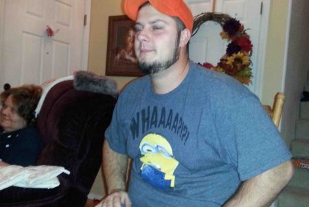 Stacey Robeson was in a red cap.